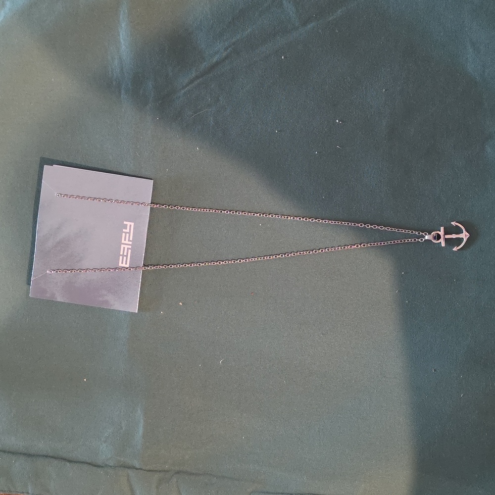 Effy Anchor Pendant Necklace in Silver